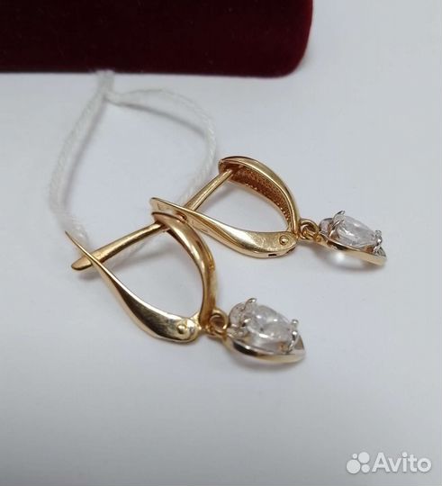 Золотые серьги проба 585 Арт.004173690123