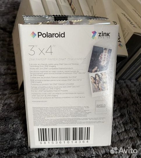 Фотобумага polaroid zink