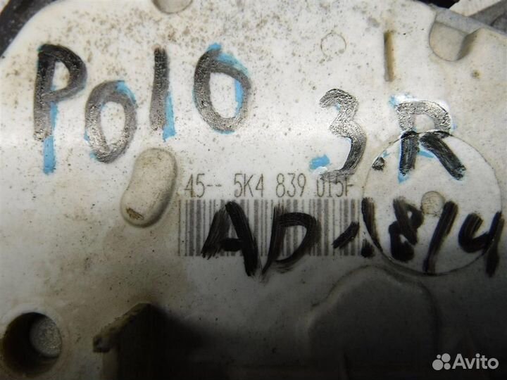 Замок двери задней левой Volkswagen Polo sedan 20