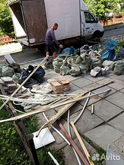 Вывоз мусора Газелью 16 куб 3т