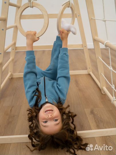 Детский спортивный комплекс деревянный