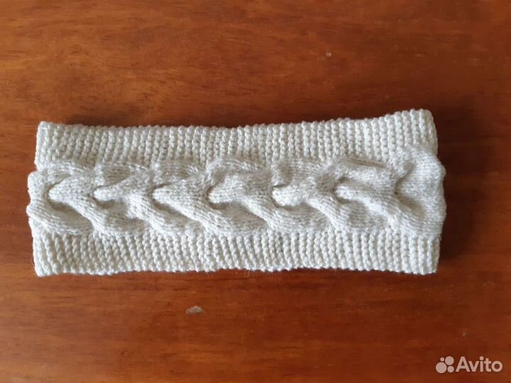 Вязаная повязка на голову