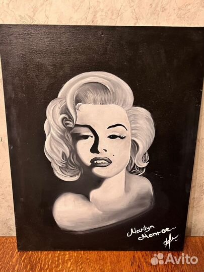 Картина маслом портрет Мерелин Монро