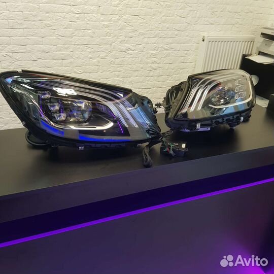 Фары mercedes benz W222 рестайлинг