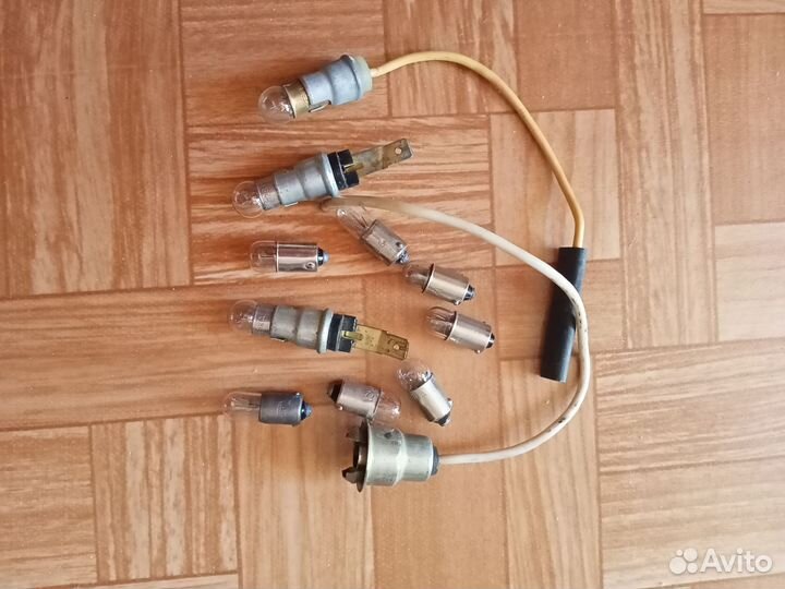 Лампочки (12v 40w), (12v 21w), (12v 5w),3,5v