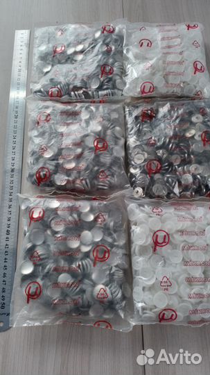 Заготовки для обтяжки пуговиц