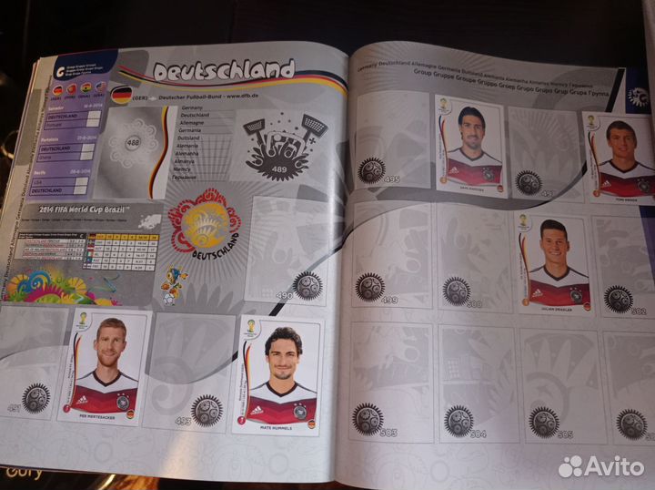 Журнал для наклеек Panini Чемпионат мира 2014