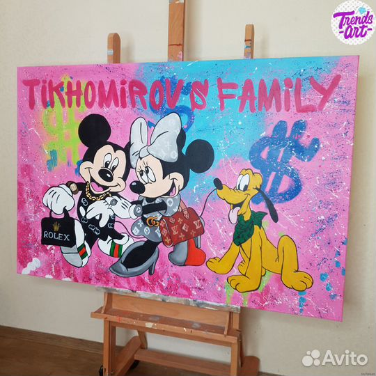 Современное искусство картины купить поп -арт