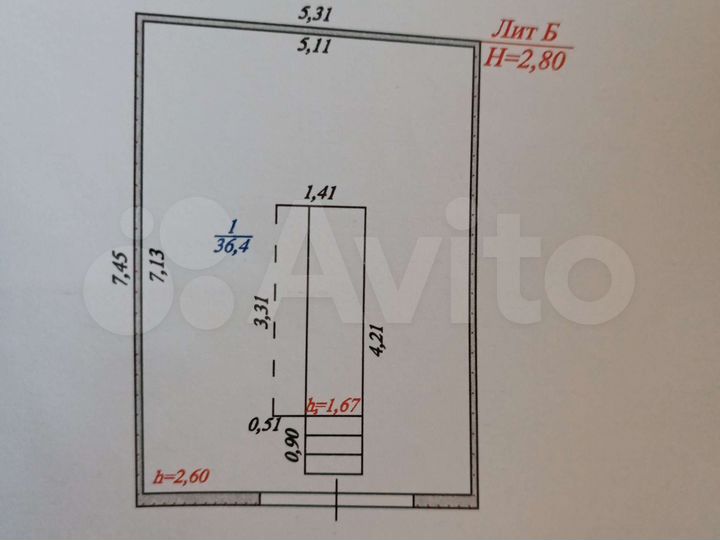 Гараж, > 30 м²