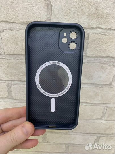 Чехол стеклянный Magsafe iPhone 11