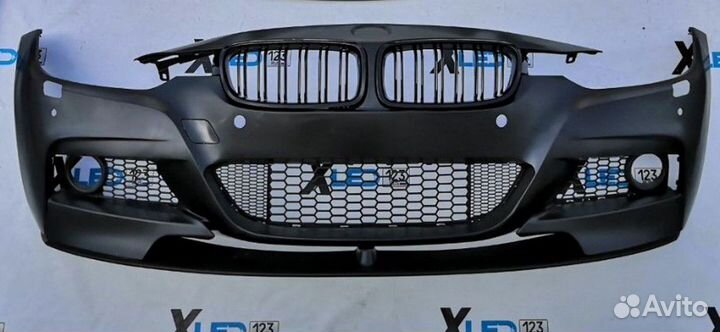 Губа BMW F30 М Perfomance black