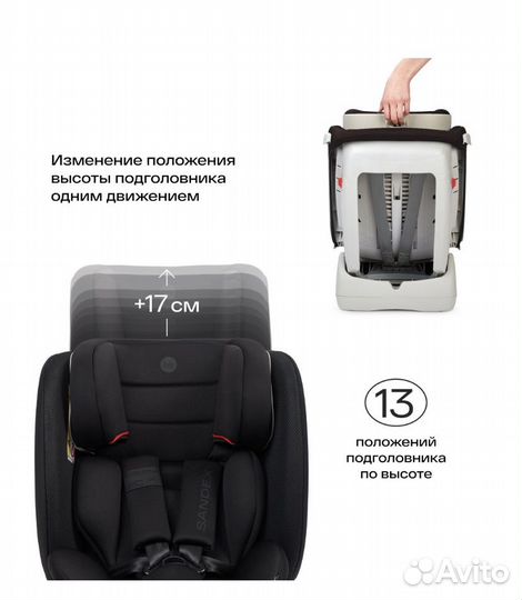 Автокресло детское happy baby