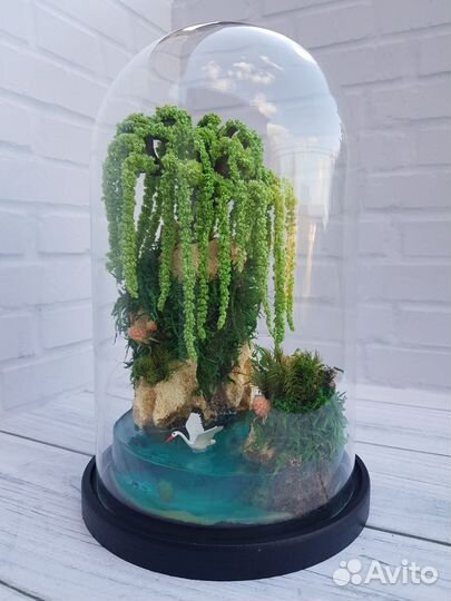 Моссариум в вазе 