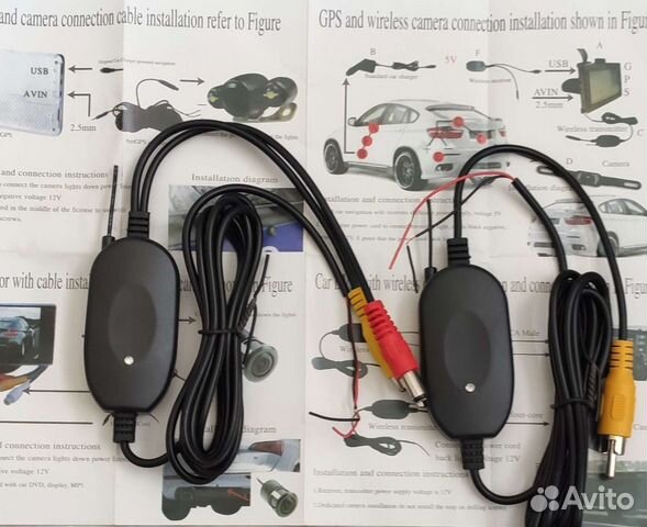 Комплект для беспроводного подключения камеры авто