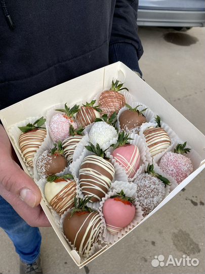 Клубничка в шоколаде в бельгийском шоколаде