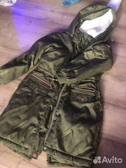 Парка для девочки + куртка