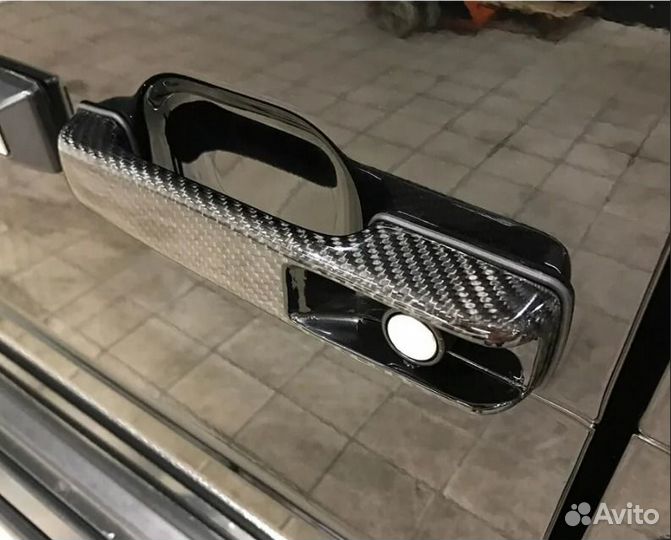 Карбоновые накладки ручек Гелендваген/ Gelendwagen