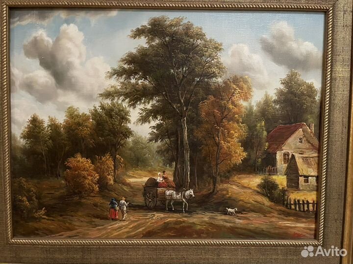 Картина холст масло 40х30