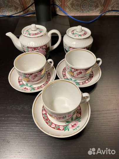 Керамический чайный сервиз