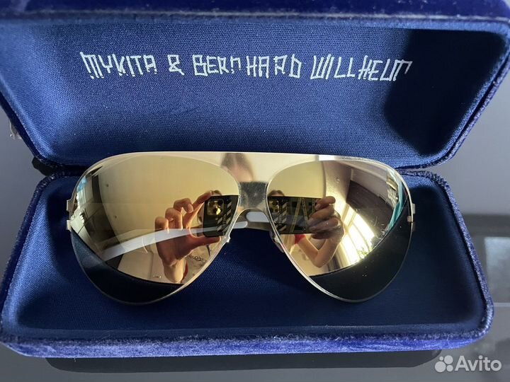 Mykita Franz 24 k Gold солнцезащитные очки