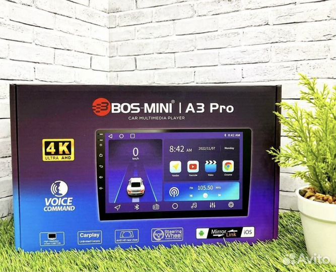 Магнитолы Android Bos-mini A3 Pro 2/32 gb