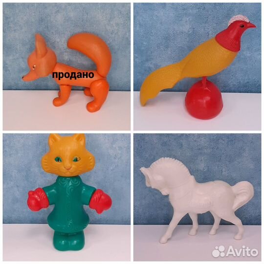 Игрушки пластмассовые много СССР