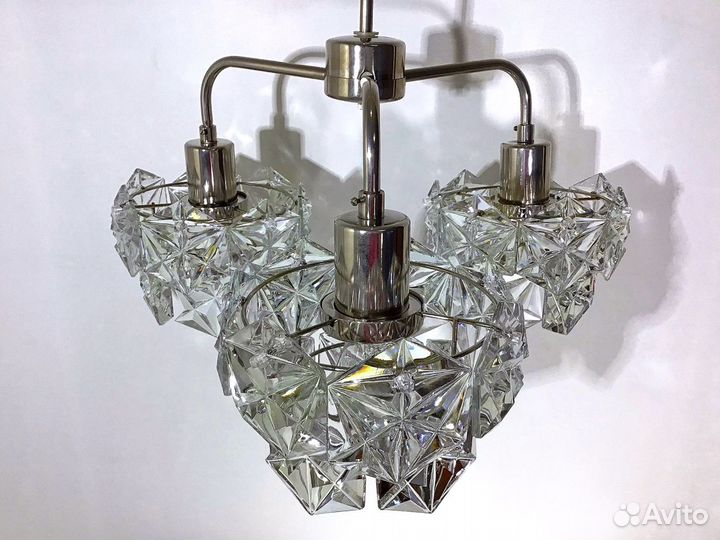 Люстра хрустальная редкая, ссср, 70-е гг