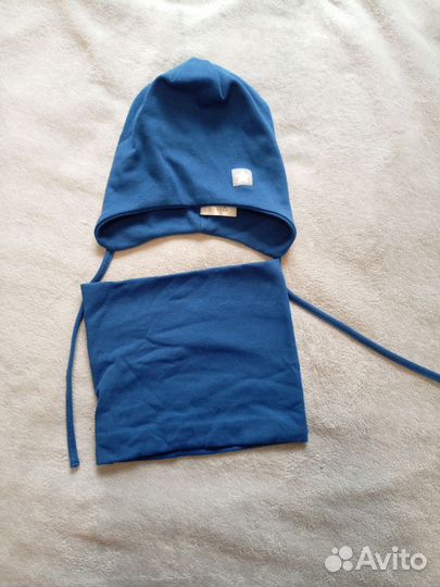 Шапка+снуд демисезонная 46-50р-р