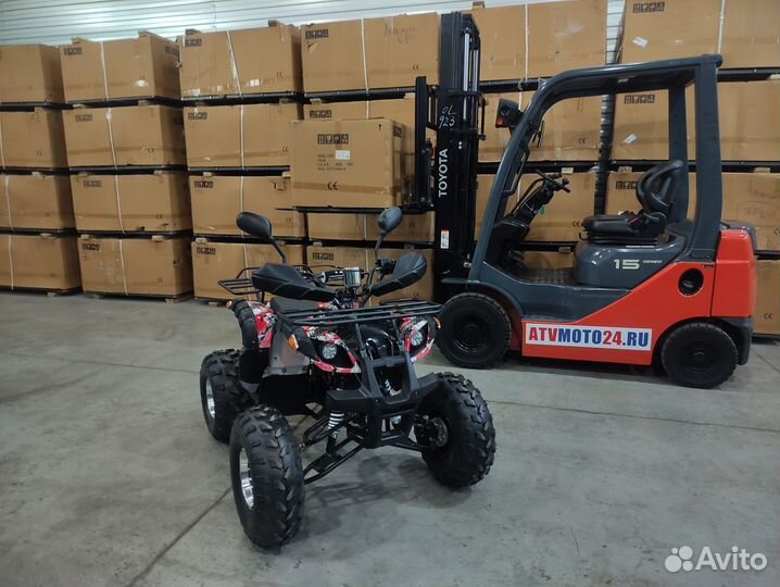 Квадроцикл Grizzly 125 Красный Extreme