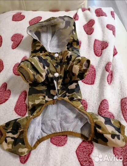 Дождевик для маленькой собаки