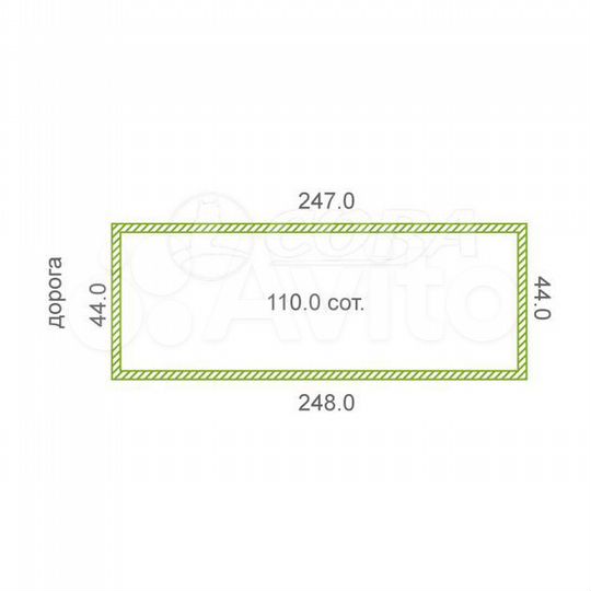 Участок 1,1 га (ИЖС)