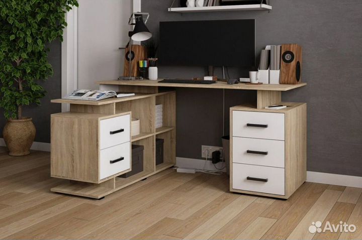 Компьютерный стол угловой скму-3