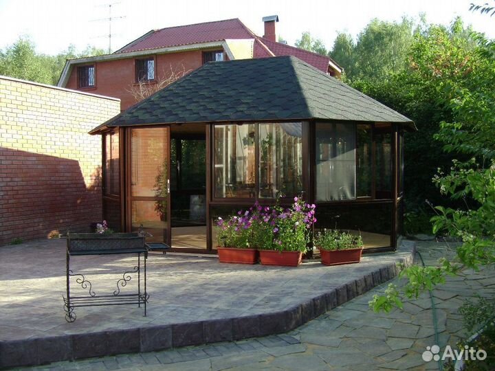 Остекление беседок и мангальных