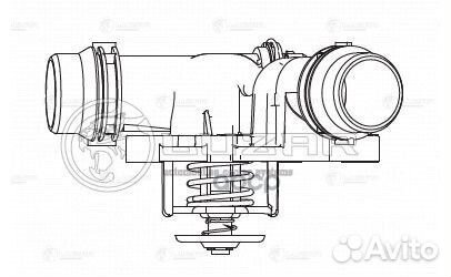 Термостат BMW X5 (E53) (00) /5 (E46) (98)