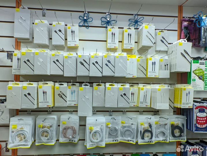 Кабель Baseus разные Type-c iPhone Ligtning