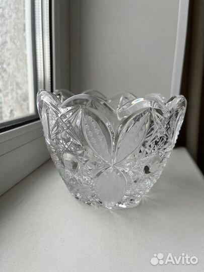 Салатница хрустальная СССР