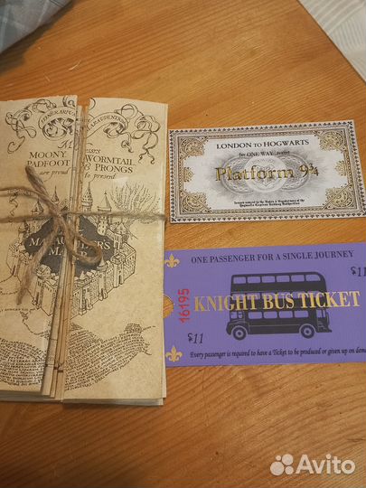 Гарри Поттер набор письмо карта билеты