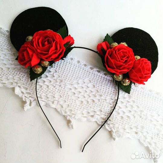 Ободок с ушками Микки Мауса