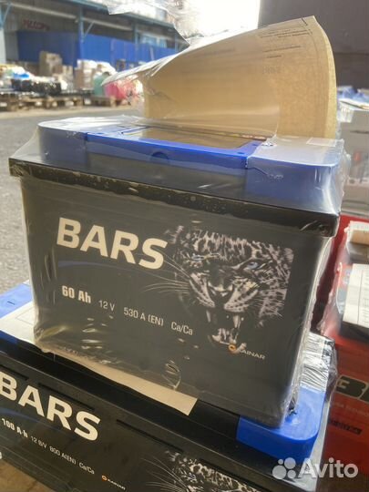 Аккумулятор bars 60 A/h