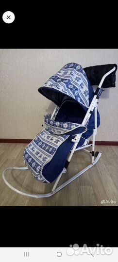 Детские санки коляска бу
