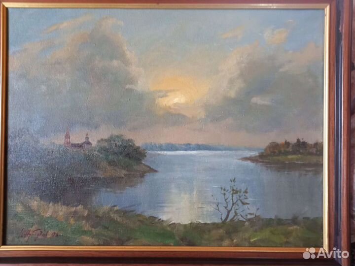 Картина маслом на холсте пейзаж