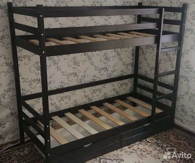 Двухъярусная кровать для детей и взрослых