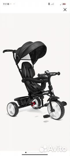 Трёхколесный велосипед с ручкой junion Belli