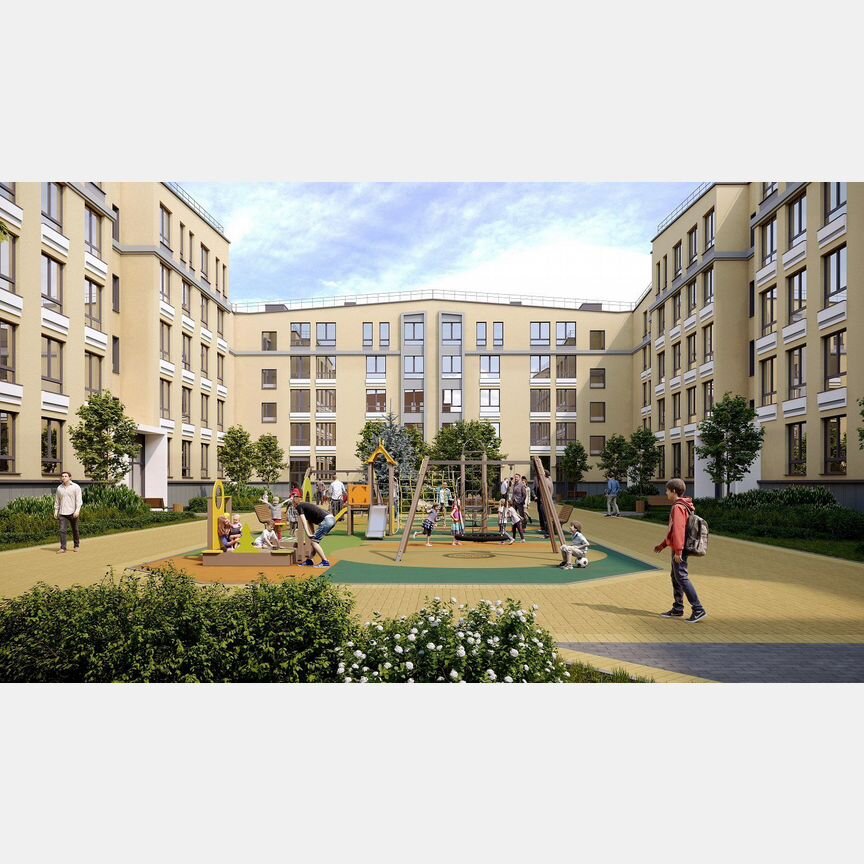 3-к. квартира, 74,6 м², 4/5 эт.