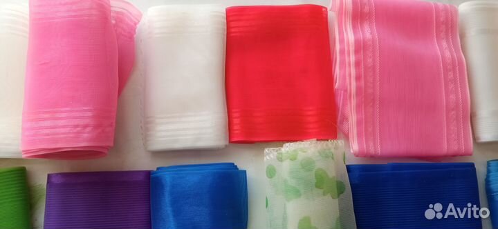 Капроновые ленты для волос винтаж