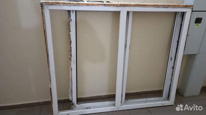 Окна пластиковые пвх бу с рамой