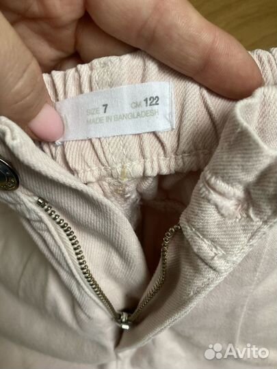 Джинсы zara для девочки 122