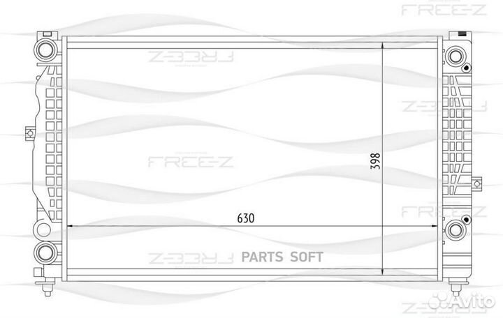 Free-Z KK0116 Радиатор 630x397