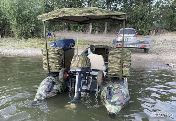 Тент для пвх лодки туристический