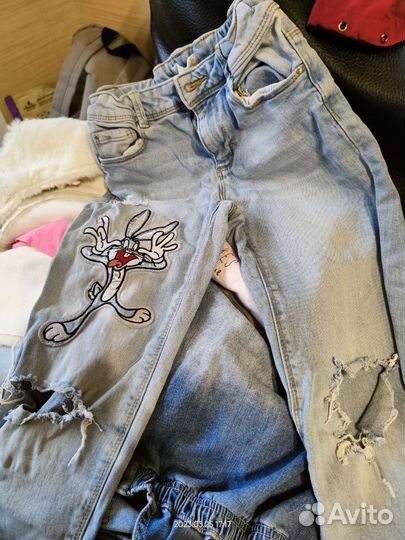 Вещи пакетом на девочку 128-134